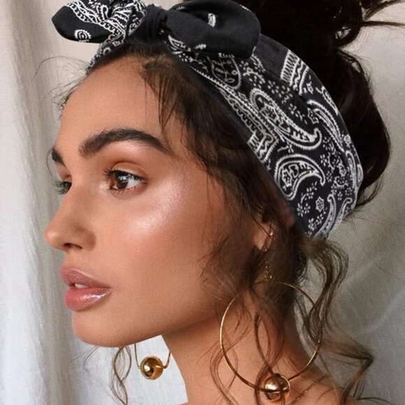 12 Pack Bow Headbands for Women Elastic Hair Wraps Fashion Sport Accessories main image 6